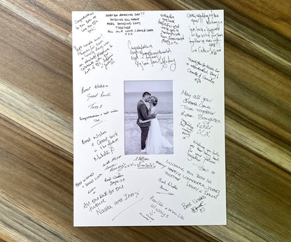 Wedding Signature Photo Mount