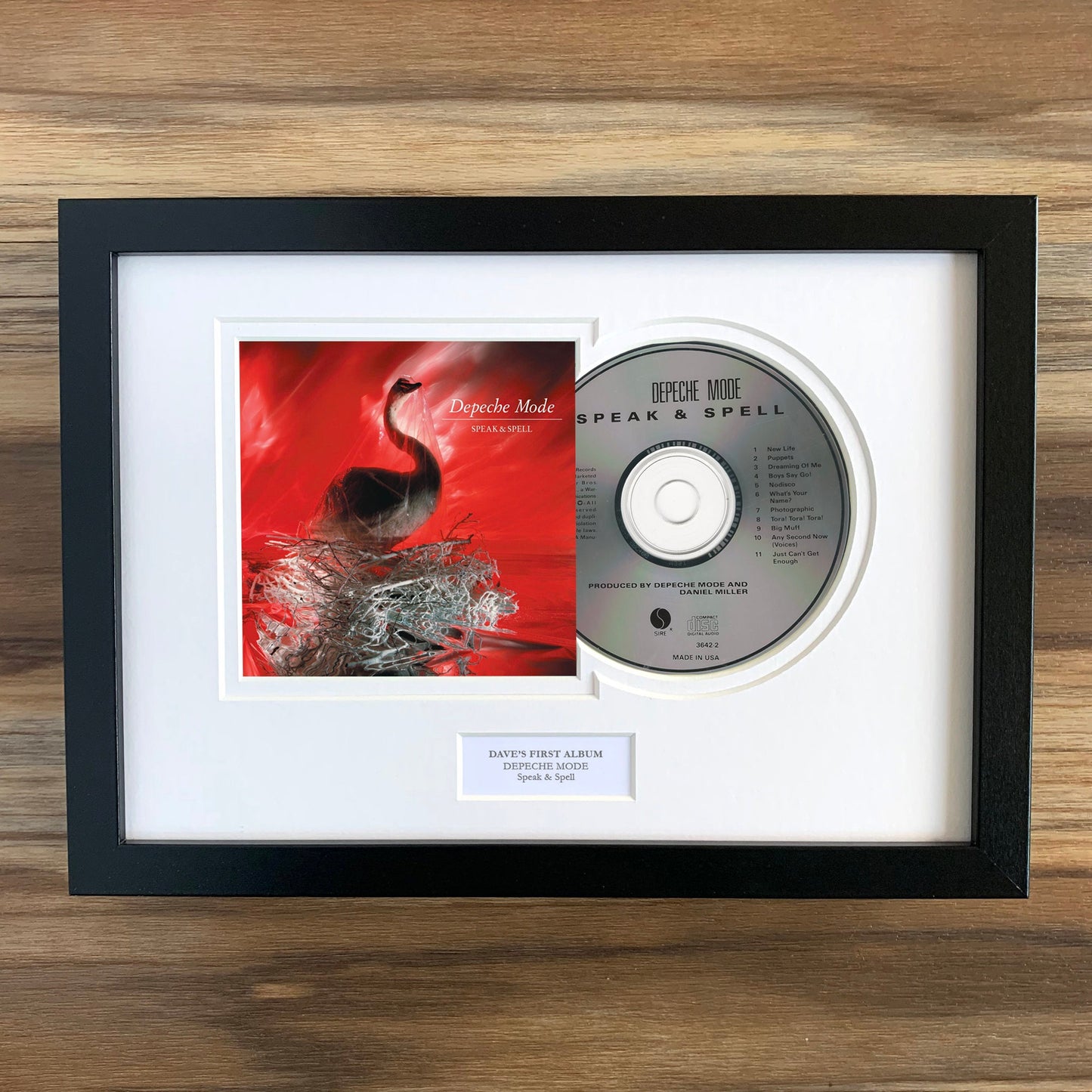 Personalised CD Album Frame