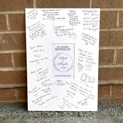 Wedding Signature Photo Mount