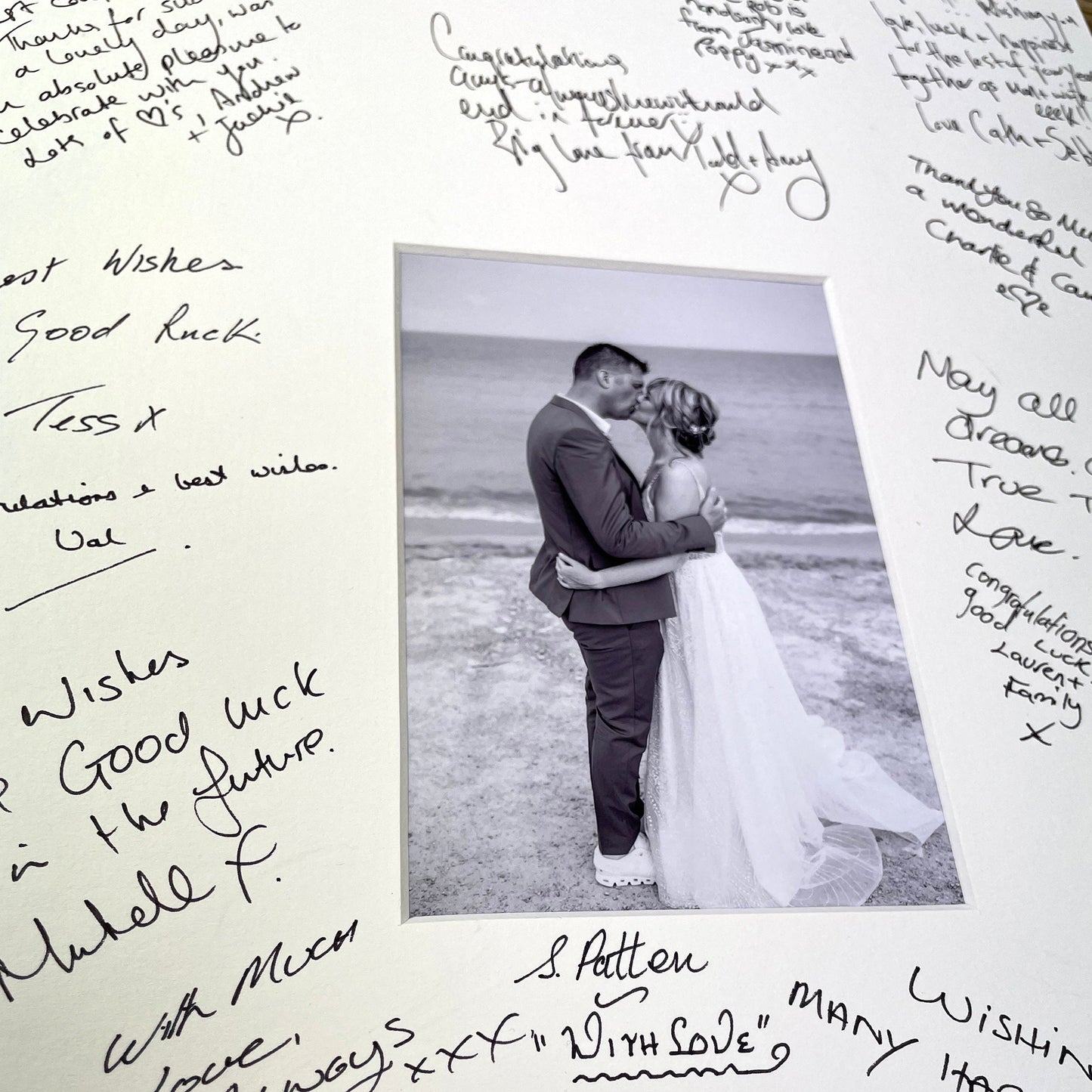 Wedding Signature Photo Mount