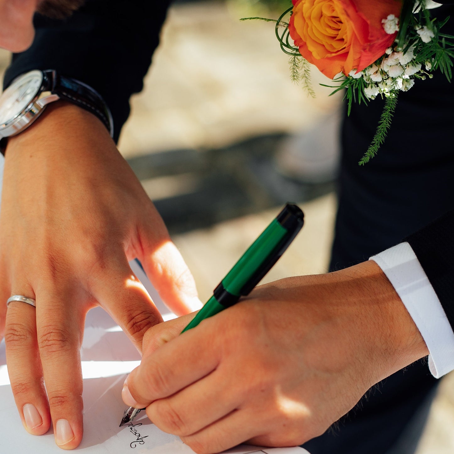Wedding Signature Photo Mount