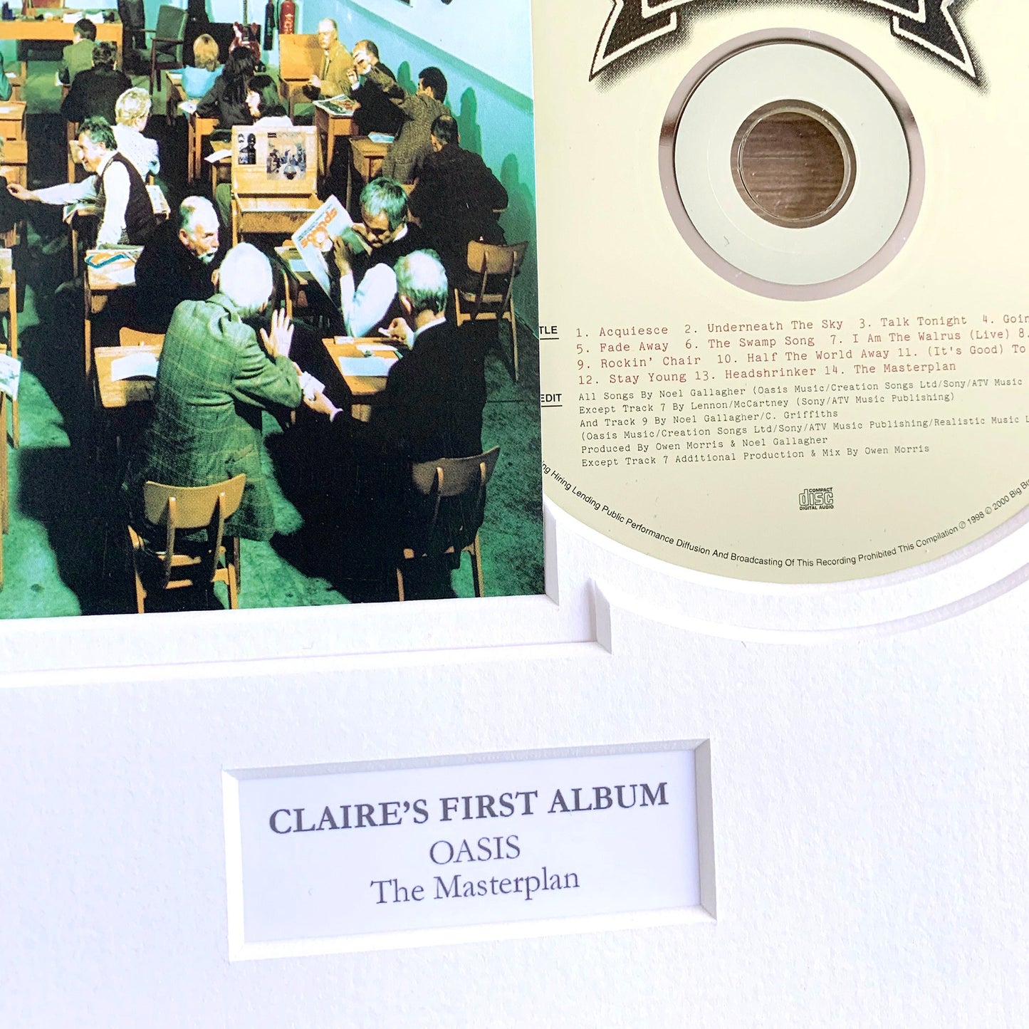 Personalised CD Album Frame