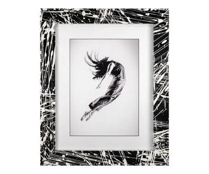 Bespoke Pollock Paint Splatter High Gloss Abstract Photo Frames